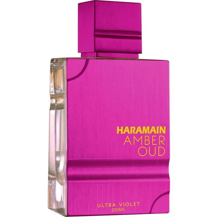 Al Haramain Haramain Amber Oud Ultra Violet parfüm şişesi