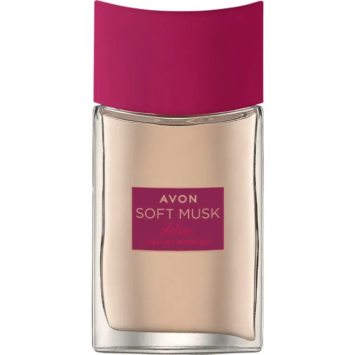 Avon Soft Musk Delice Velvet Berries parfüm şişesi