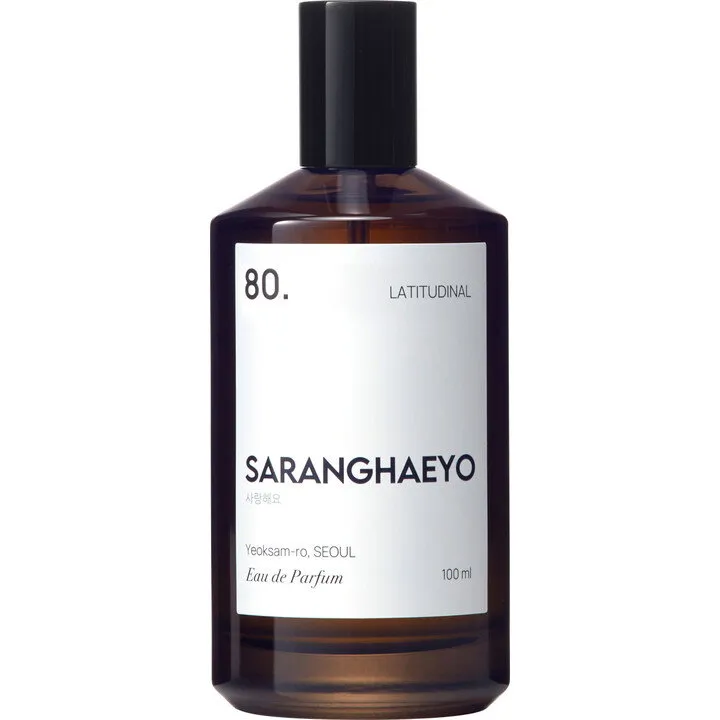 SARANGHAEYO 80. Latitudinal parfüm şişesi