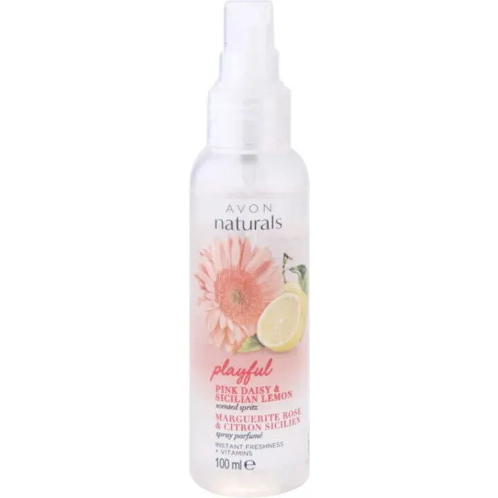 Avon Naturals - Playful Pink Daisy & Sicilian Lemon parfüm şişesi