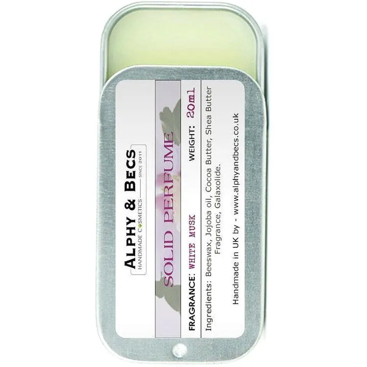 Alphy & Becs White Musk perfume bottle