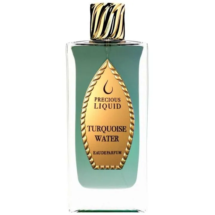 Precious Liquid Turquoise Water perfume bottle