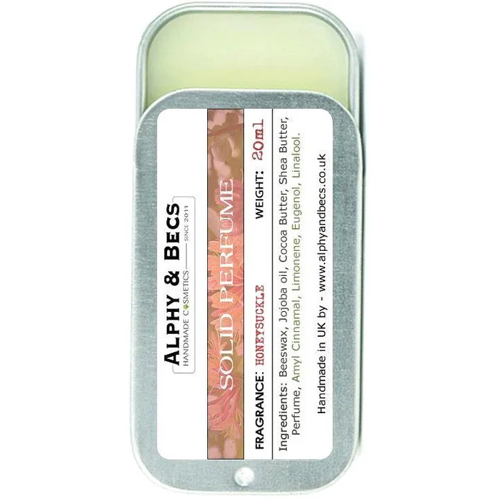 Alphy & Becs Honeysuckle perfume bottle