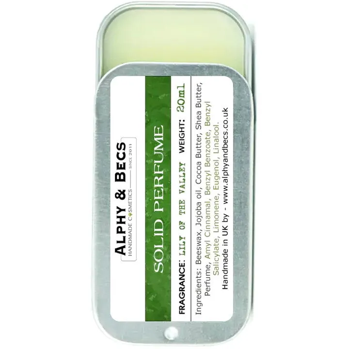 Alphy & Becs Lily of the Valley perfume bottle