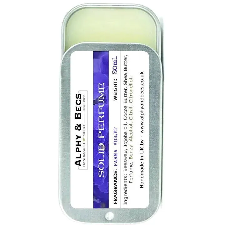 Alphy & Becs Parma Violet perfume bottle