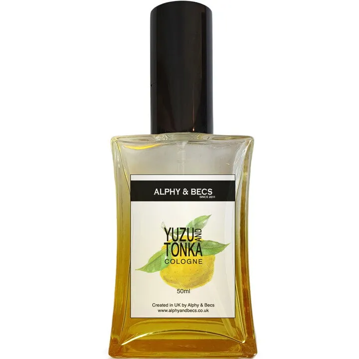 Alphy & Becs Yuzu and Tonka perfume bottle