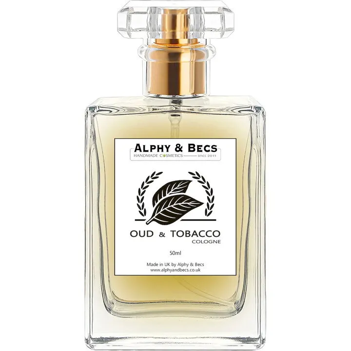 Alphy & Becs Oud & Tobacco perfume bottle
