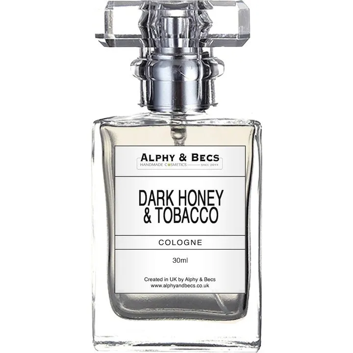 Alphy & Becs Dark Honey & Tobacco perfume bottle