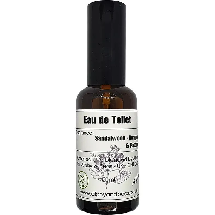 Alphy & Becs Sandalwood - Bergamot & Patchouli perfume bottle