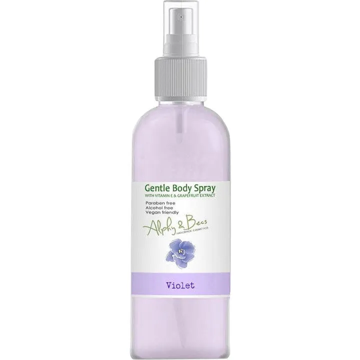 Alphy & Becs Violet perfume bottle