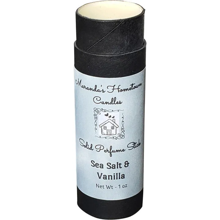 Maranda's Hometown Candles Sea Salt & Vanilla perfume bottle