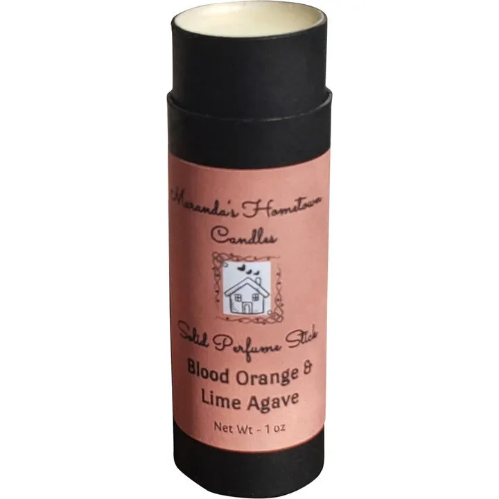Maranda's Hometown Candles Blood Orange & Lime Agave perfume bottle