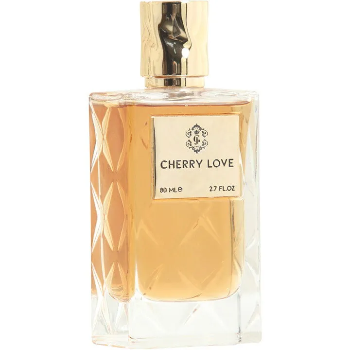 Golden Judi Cherry Love perfume bottle