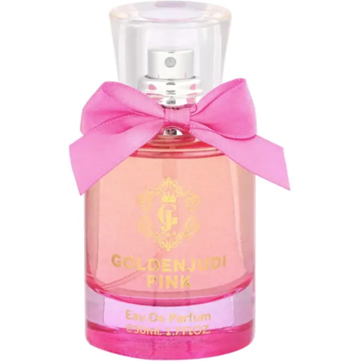 Golden Judi Pink perfume bottle