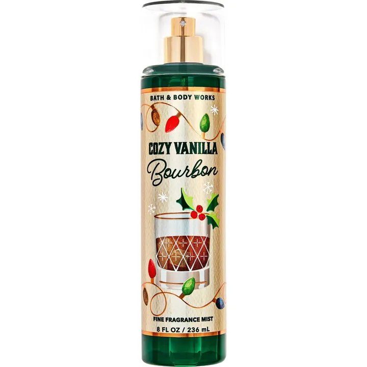 Bath & Body Works Cozy Vanilla Bourbon parfüm şişesi