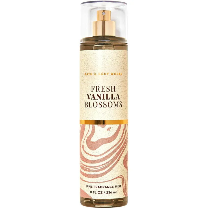 Bath & Body Works Fresh Vanilla Blossoms parfüm şişesi