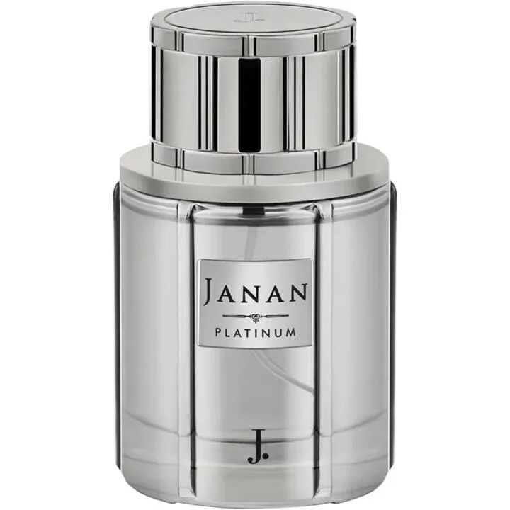 J. Janan Platinum perfume bottle