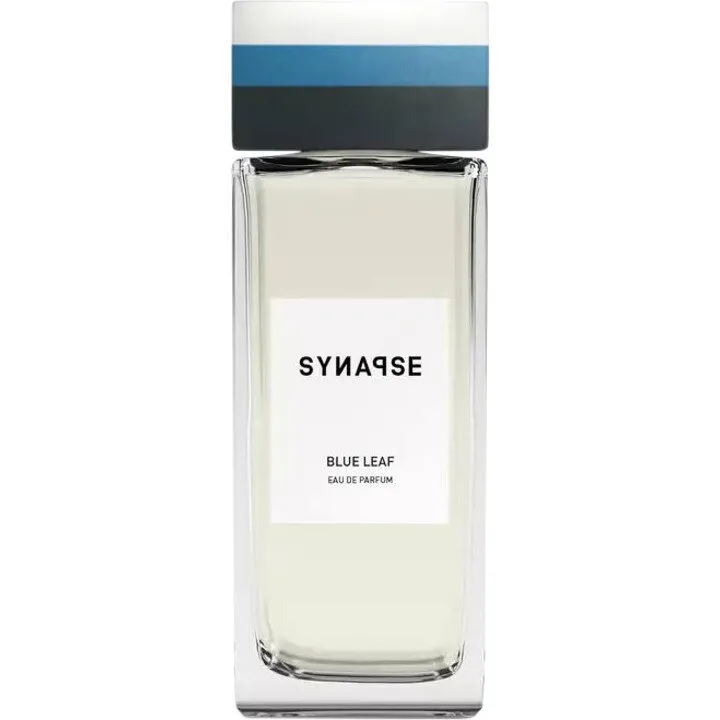 Synapse Blue Leaf perfume bottle