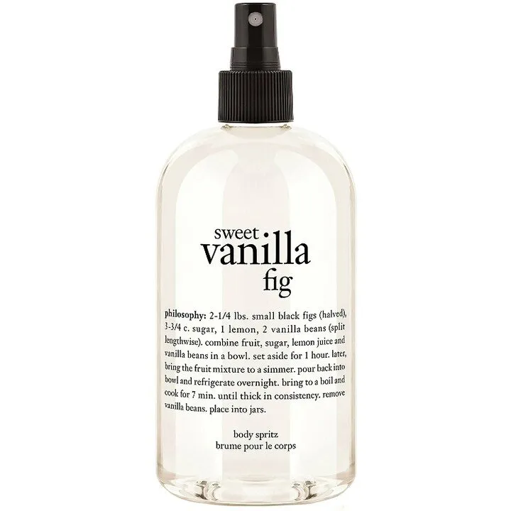 Philosophy Sweet Vanilla Fig (Body Spritz) parfüm şişesi
