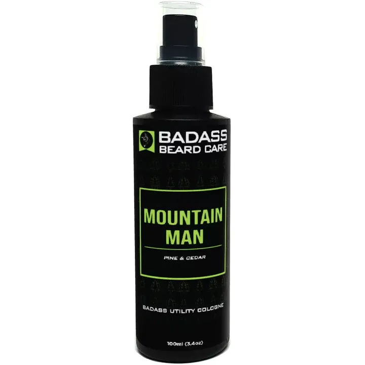 Badass Beard Care The Mountain Man perfume bottle