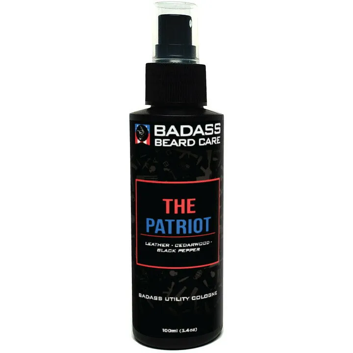 Badass Beard Care The Patriot perfume bottle