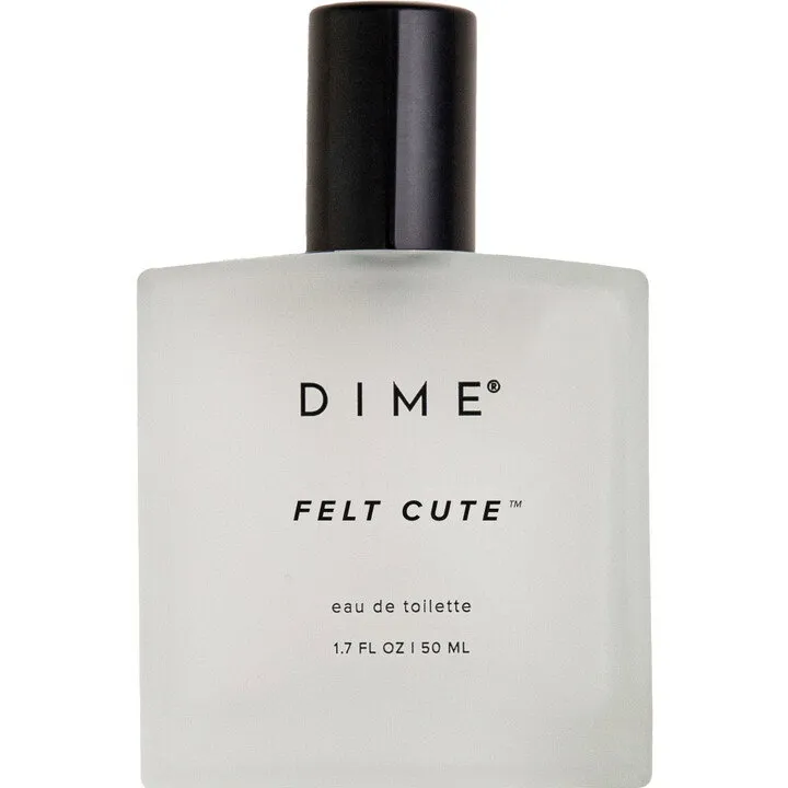 DIME Felt Cute perfume bottle
