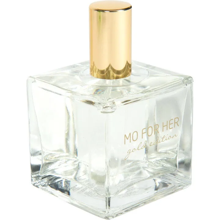 MO For Her Gold Edition perfume bottle