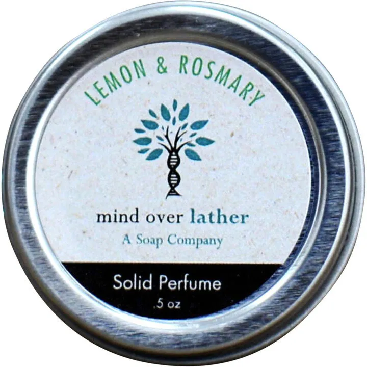 Mind Over Lather Lemon & Rosmary perfume bottle