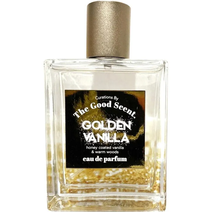 The Good Scent. Golden Vanilla perfume bottle