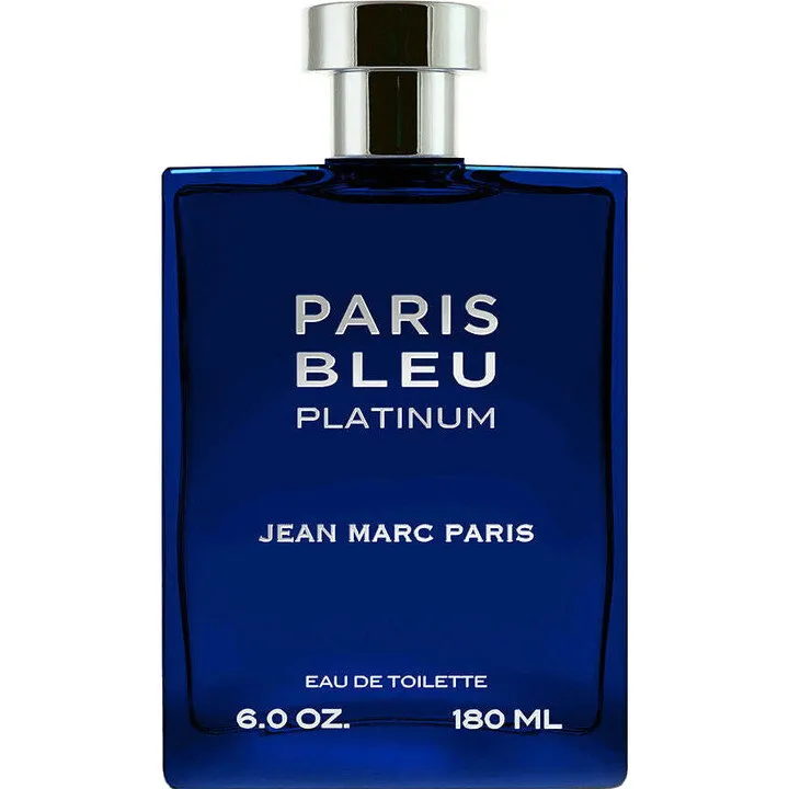 Jean Marc Paris Paris Bleu Platinum perfume bottle