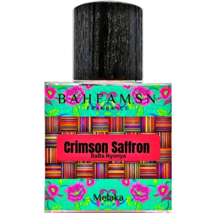 Bahfamsn Fragrance Crimson Saffron perfume bottle