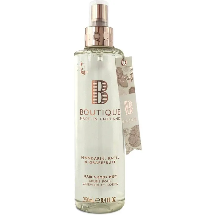 Boutique Mandarin, Basil & Grapefruit perfume bottle