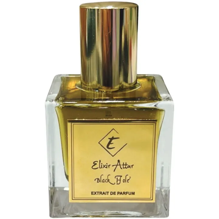 Elixir Attar Black Hole perfume bottle