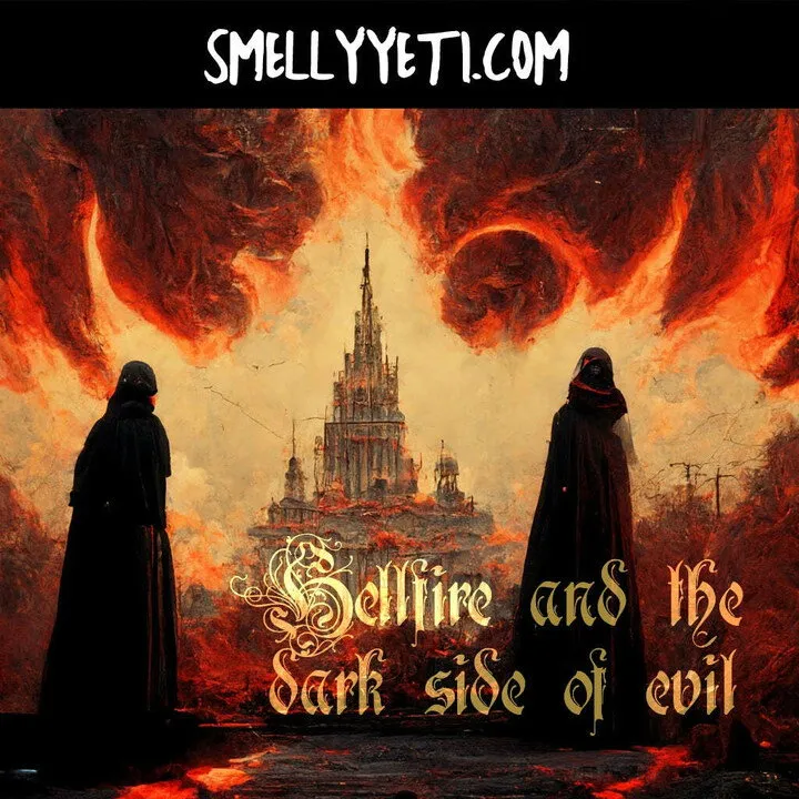 Smelly Yeti Hellfire and the Dark Side of Evil perfume bottle