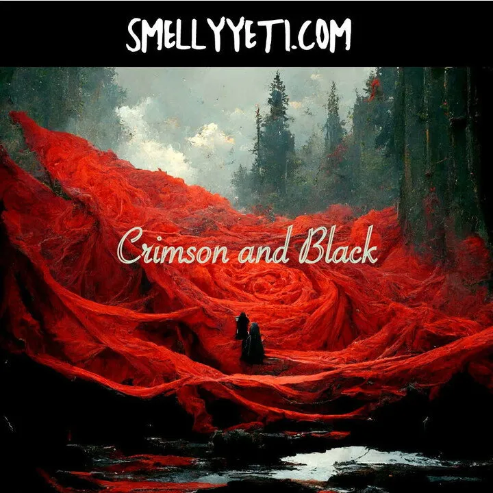Smelly Yeti Crimson and Black perfume bottle
