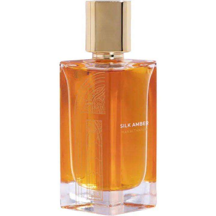 Maa Althahab Silk Amber perfume bottle