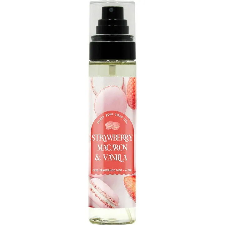 Dirty Soul Soap Co. Strawberry Macaron & Vanilla parfüm şişesi