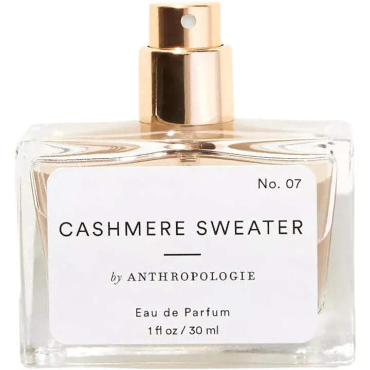 Anthropologie No. 07 - Cashmere Sweater perfume bottle