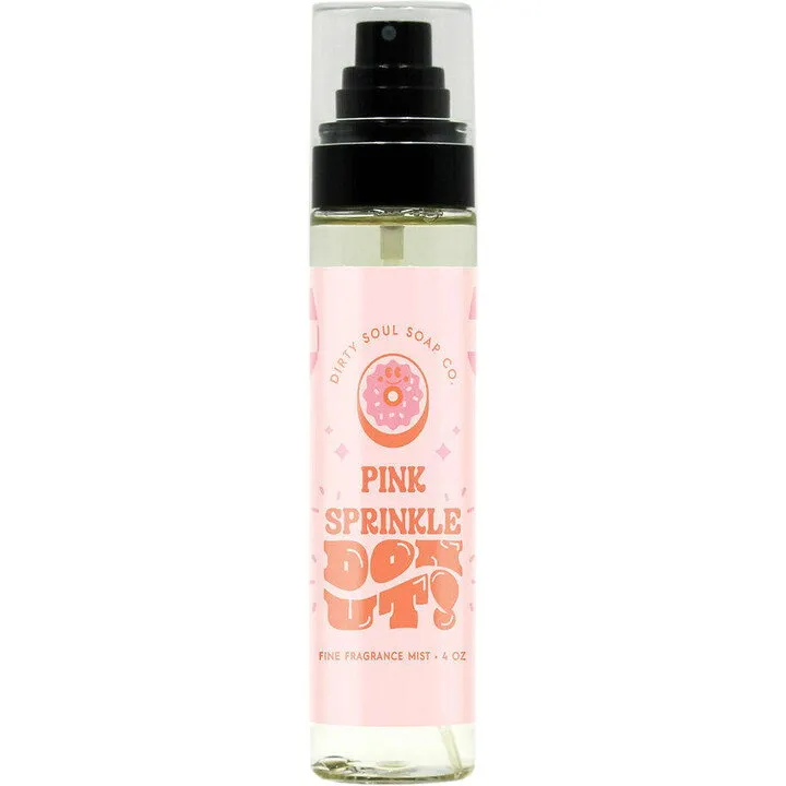 Dirty Soul Soap Co. Pink Sprinkle Donut perfume bottle