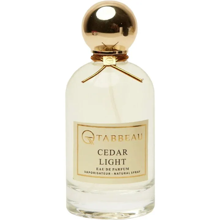 Tabbeau Cedar Light perfume bottle