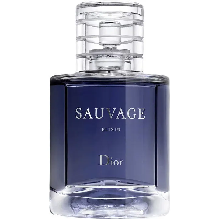 Dior Sauvage Elixir x Baccarat perfume bottle