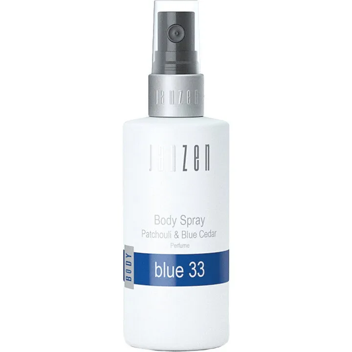 Janzen Blue 33 perfume bottle