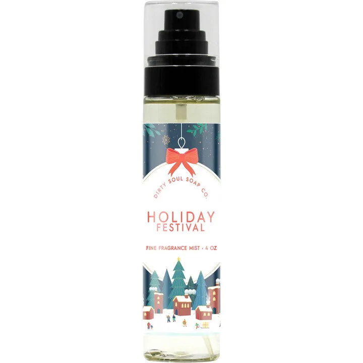 Dirty Soul Soap Co. Holiday Festival perfume bottle