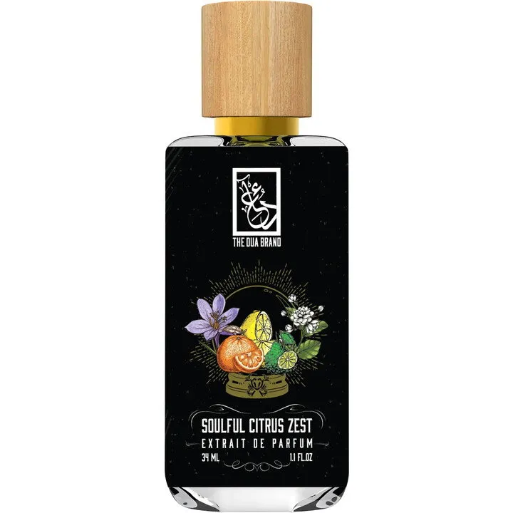 The Dua Brand Soulful Citrus Zest perfume bottle