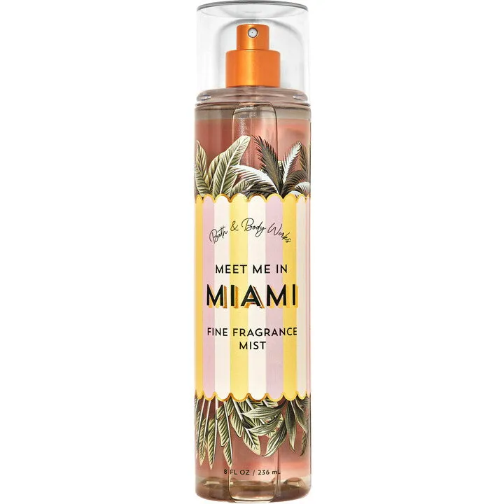 Bath & Body Works Meet Me In Miami perfume bottle