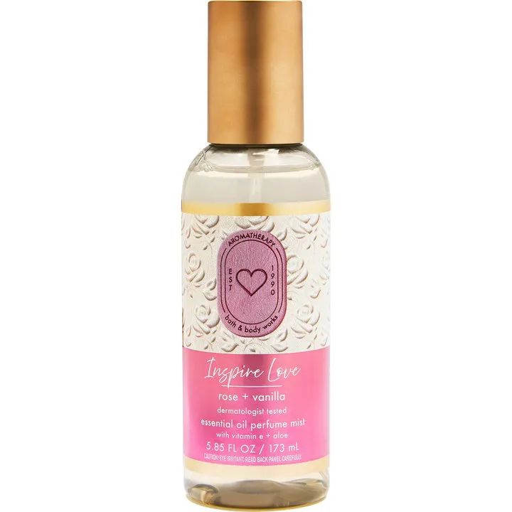 Bath & Body Works Inspire Love - Rose & Vanilla (Essential Oil Mist) parfüm şişesi