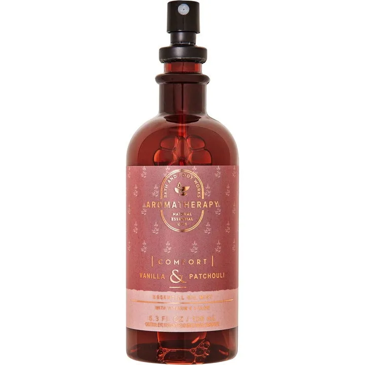 Bath & Body Works Comfort - Vanilla & Patchouli perfume bottle