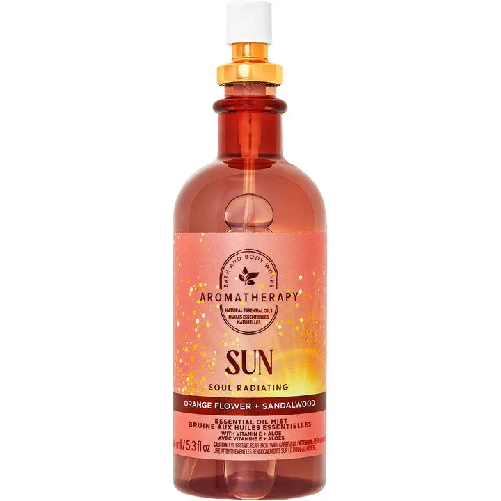 Bath & Body Works Sun Soul Radiating - Orange Flower + Sandalwood perfume bottle