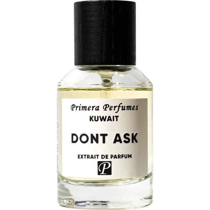 Primera Perfumes Don't Ask perfume bottle