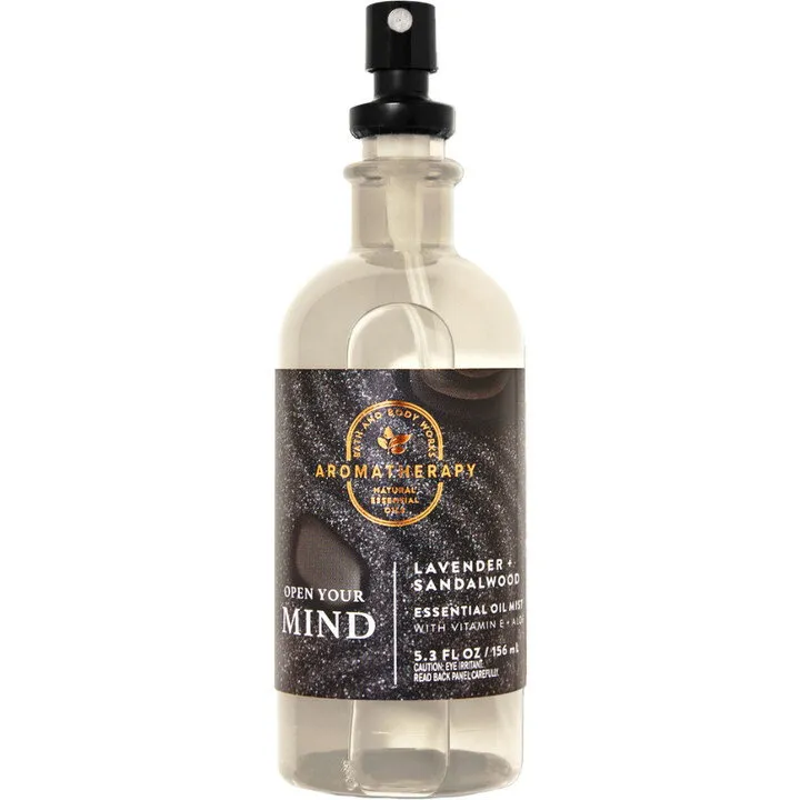 Bath & Body Works Open Your Mind - Lavender + Sandalwood parfüm şişesi